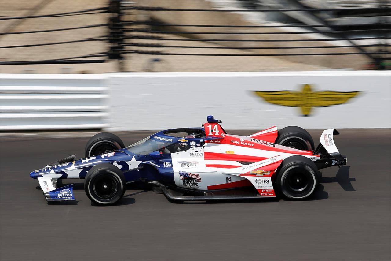 Santino Ferrucci - Indianapolis 500 Practice - By: Paul Hurley -- Photo by: Paul Hurley